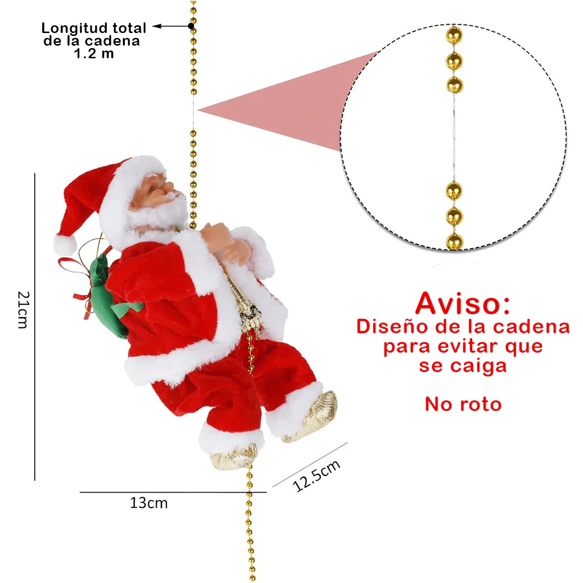 ✨MAGIC SANTA!!!🎅 – Papá Noel Musical Escalador 🎄✨ (PROMO 2x1)