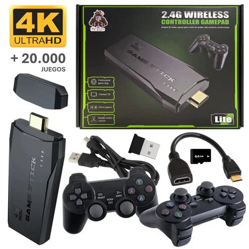RetroStick 4K -🔥 “¡Revive tu infancia hoy mismo por solo $36!”