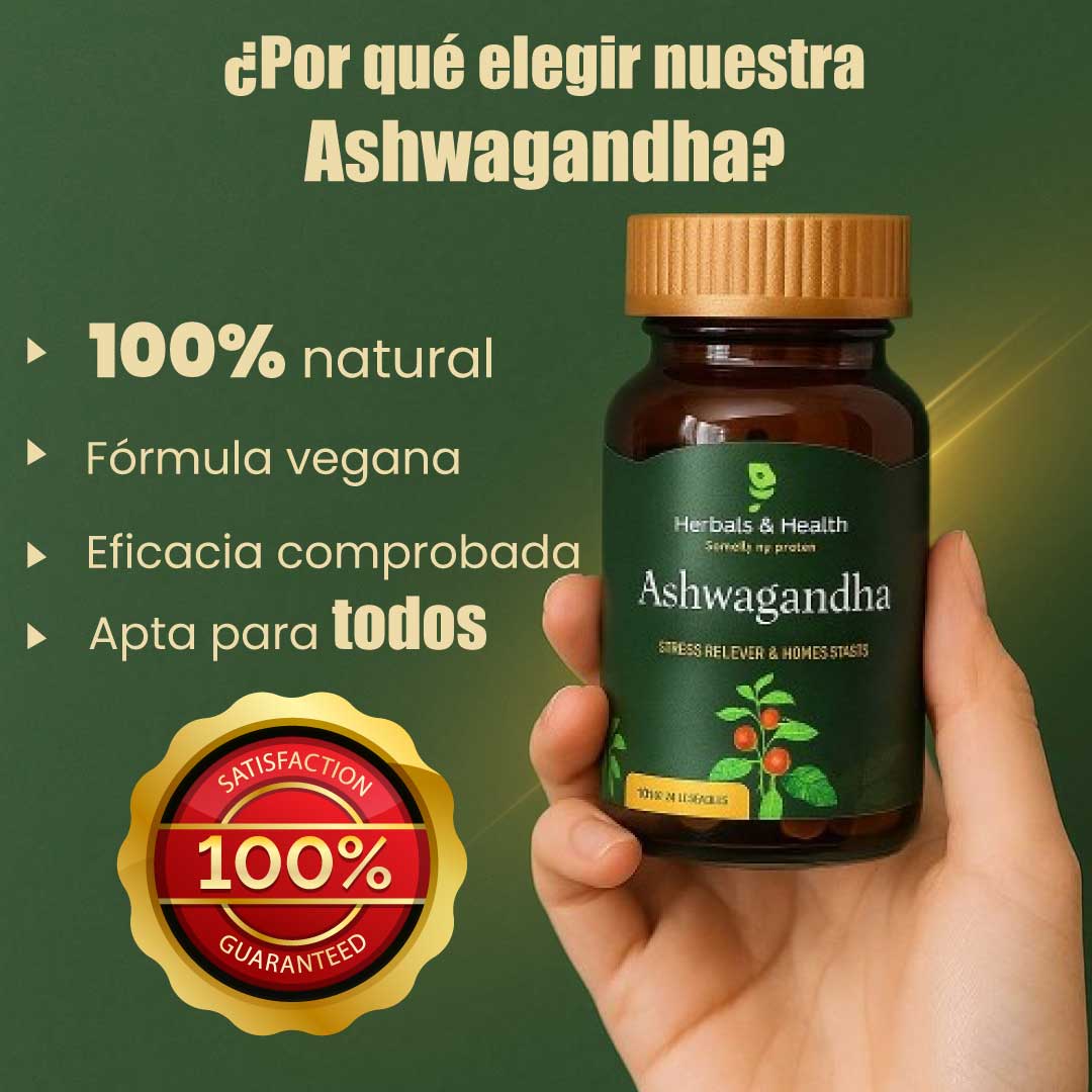 🌱 recupera tu equilibrio con el poderoso ¡ASHWAGANDHA! (PROMO 2X1 )