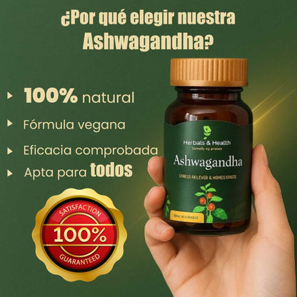 🌱 recupera tu equilibrio con el poderoso ¡ASHWAGANDHA! (PROMO 2X1 )