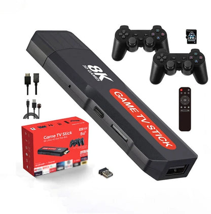 🔥 GameTVStick PRO 8K – Tu consola retro y centro multimedia en un dispositivo!