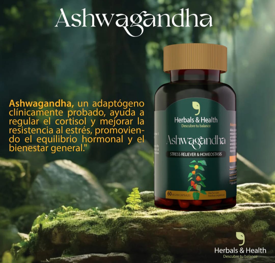 🌱 recupera tu equilibrio con el poderoso ¡ASHWAGANDHA! (PROMO 2X1 )
