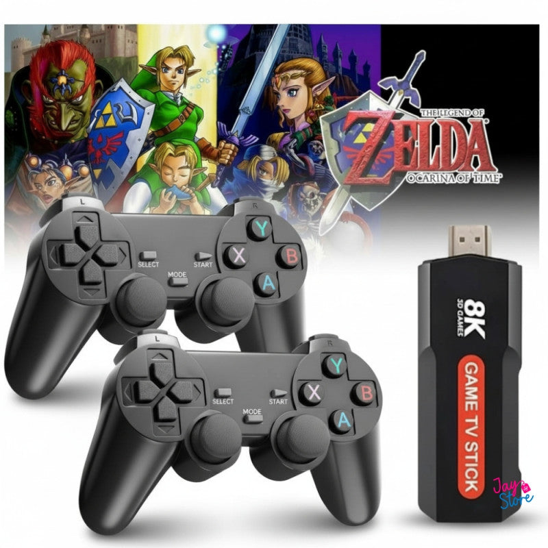 🔥 GameTVStick PRO 8K – Tu consola retro y centro multimedia en un dispositivo!