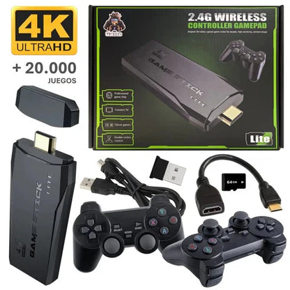RetroStick 4K -🔥 “¡Revive tu infancia hoy mismo por solo $36!”